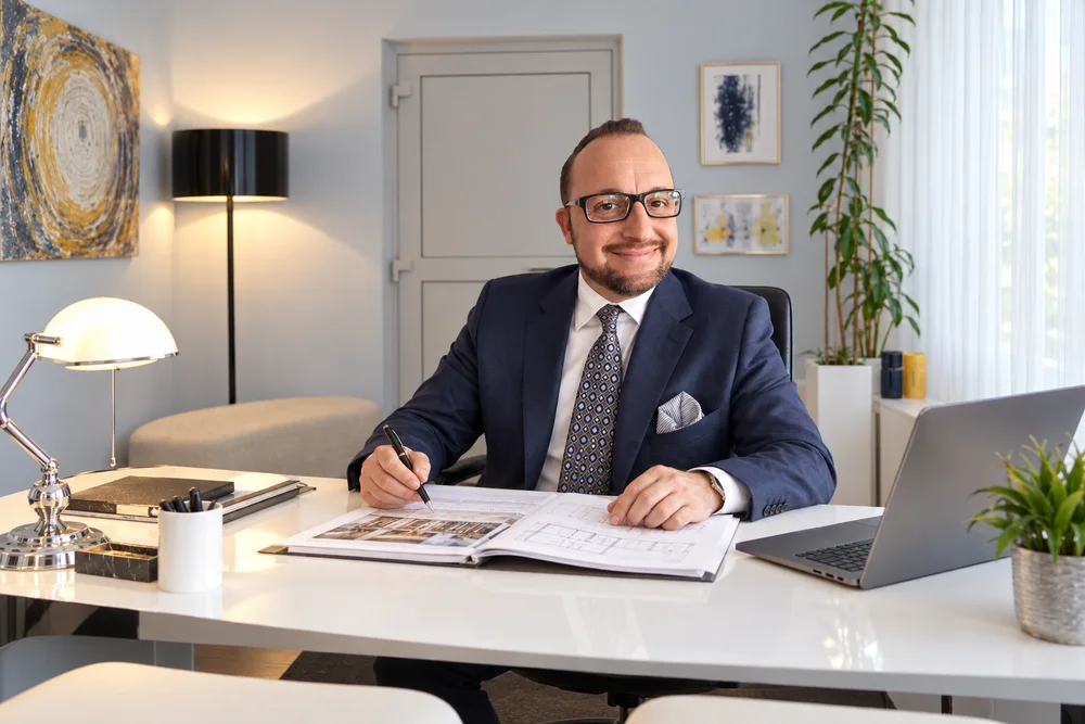 Matthias Merklein, Inhaber – gestaltetes Porträtmotiv
